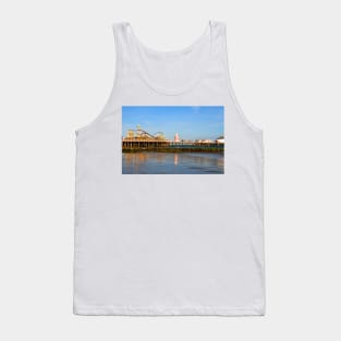 Clacton On Sea Pier And Beach Essex UK Tank Top